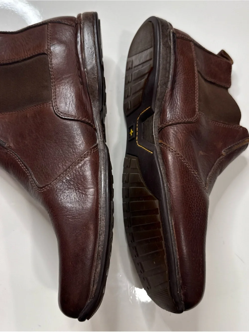 Dr. Marten Work Chelsea Brown Leather Boots Men’s Size 10M. 9C60 AW004 A050826